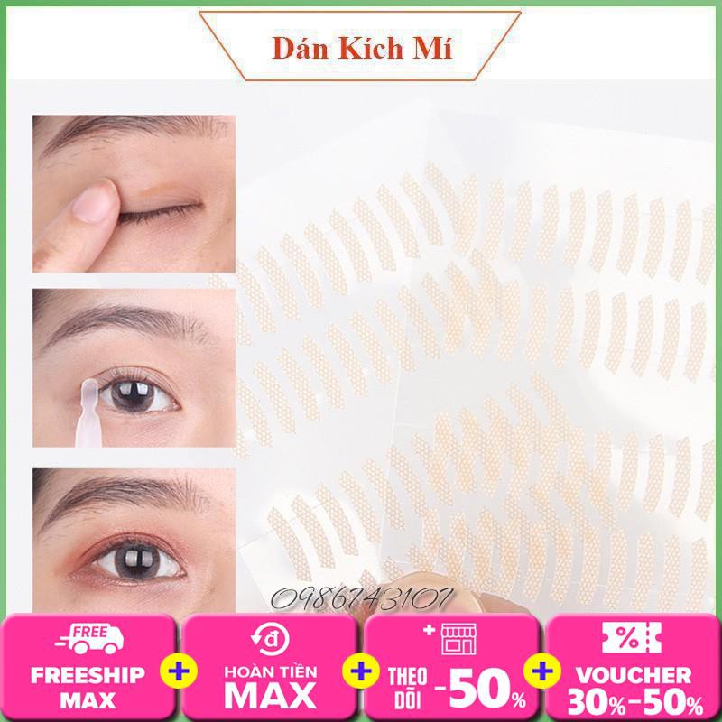 Dán kích mí sẵn keo vỉ 20-48 miếng màu da chống thấm