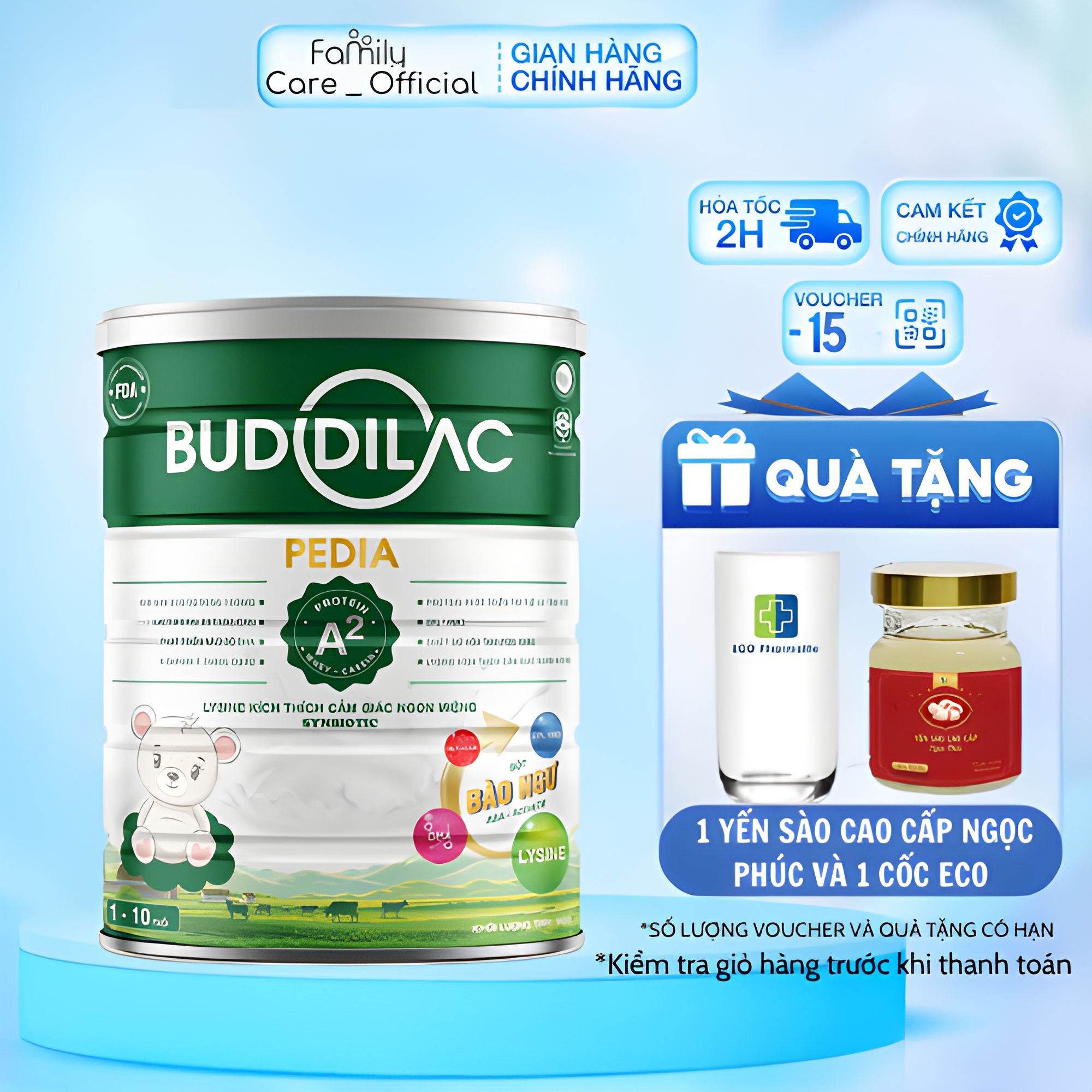 Sữa bột Buddilac Pedia giúp bé ăn ngon, tăng cân, phát triển toàn diện
