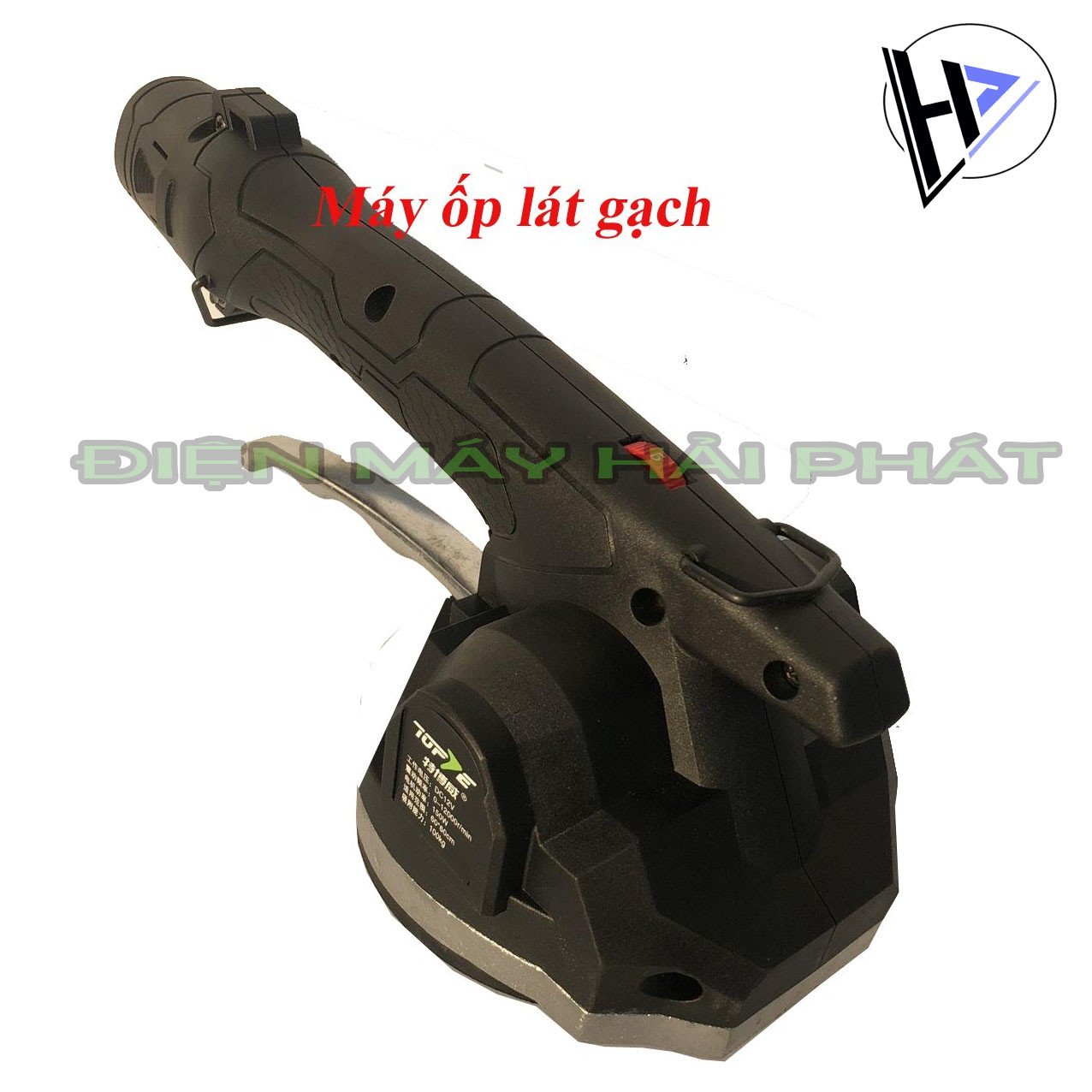 Máy ốp lát gạch 2 chức năng TOPVEL V7 dùng pin - Đầm rung và hít gạch tiện dụng - Bảo hành 6 tháng