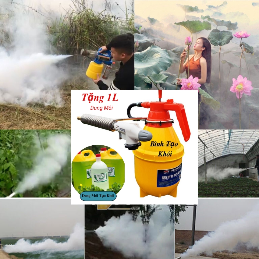 TRọn bộ Bình tạo khói, máy hun khói đuổi chuột, phun đuổi côn trùng ,Phun Diêt Côn Trùng ,Làm Phim Ảnh