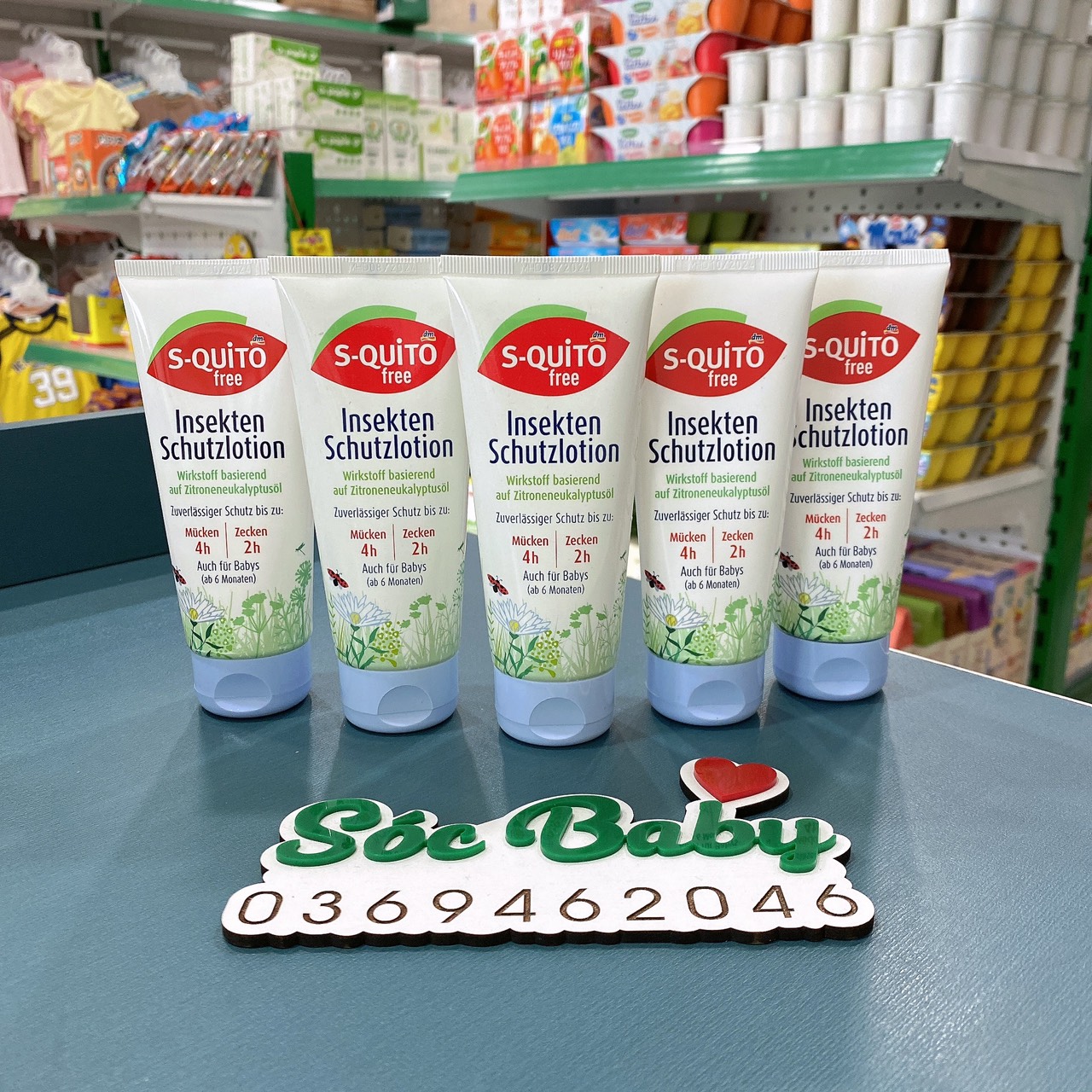Kem bôi chống muỗi đốt và côn trùng cắn Squito 100ml cho bé từ 6 tháng - 𝐒ó𝐜 𝐁𝐚𝐛𝐲 𝐌𝐎𝐌 𝐀𝐍𝐃 𝐁𝐀𝐁𝐘