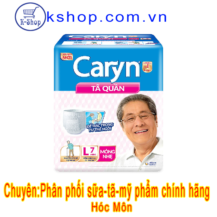 Tã quần caryn mỏng nhẹ l7 - mẫu mới giao diện mới
