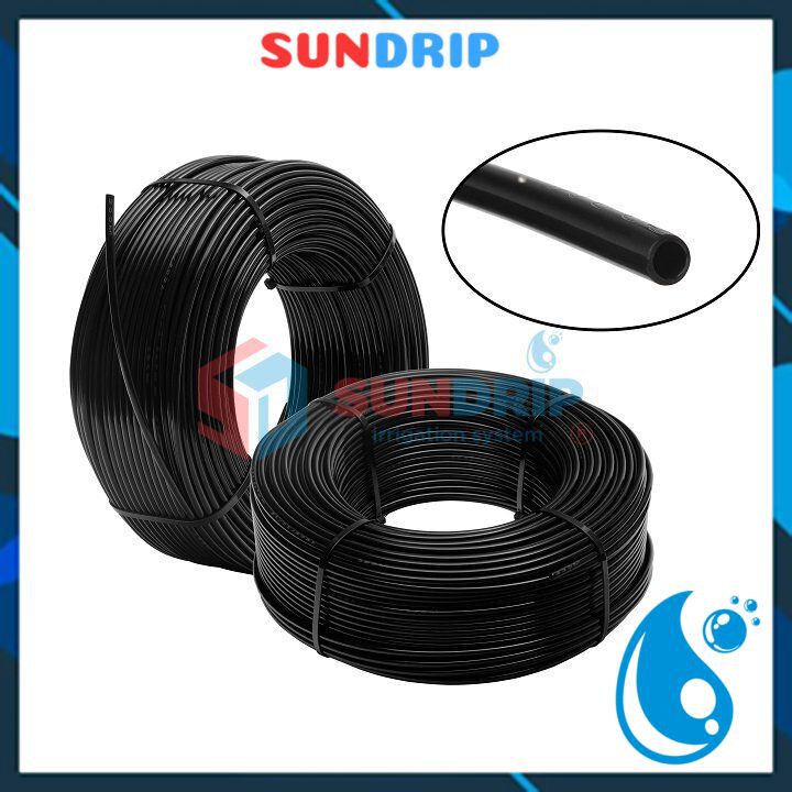 Ống pe 8x10mm cuộn dài 100m dây ống tưới cây sundrip