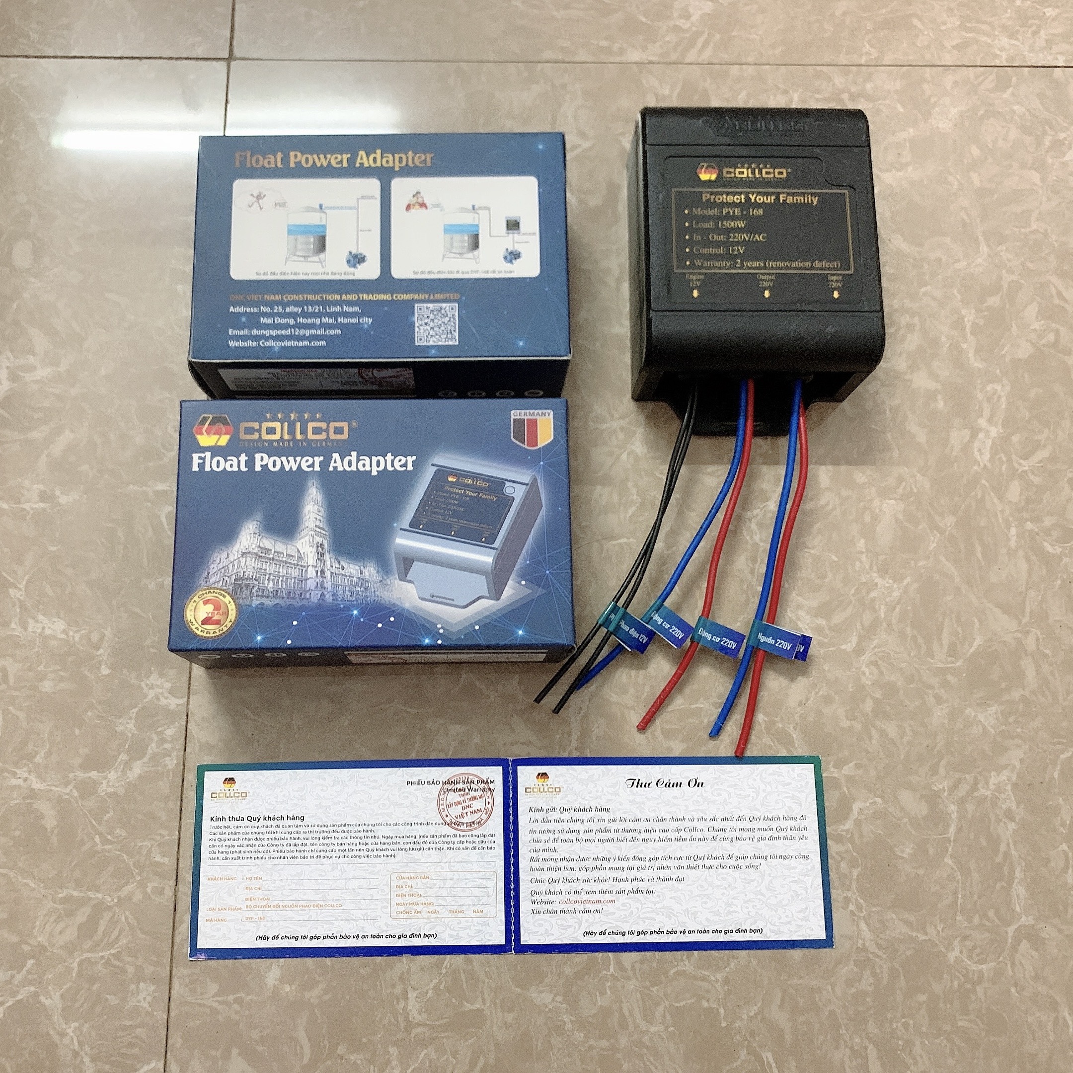 RƠ LE PHAO ĐIỆN-BỘ CHUYỂN ĐỔI NGUỒN PHAO ĐIỆN COLLCO DYF-16