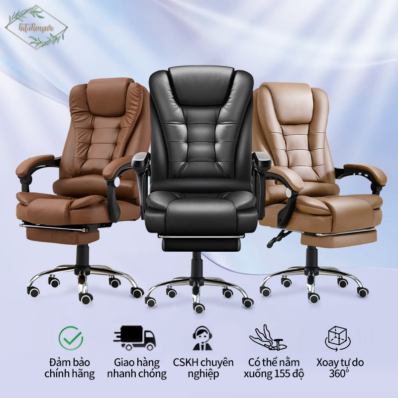 [HCM]Ghế ngồi vi tính Ghế ngồi tựa lưng Ghế ngồi nâng lên hạ xuống Ghế ngồi làm việc gia dụng Ghế có thể ngồi hoặc nằm