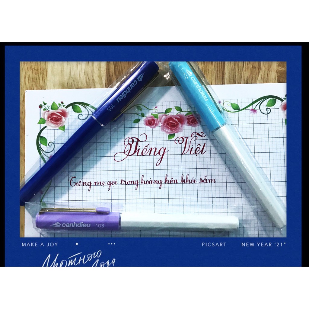 Bút Cánh Diều Cd 103 (Ngòi Lá Tre, Thanh Đậm Tốt)