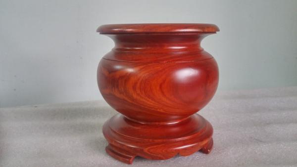 Bát nhang gỗ hương ngang 12cm