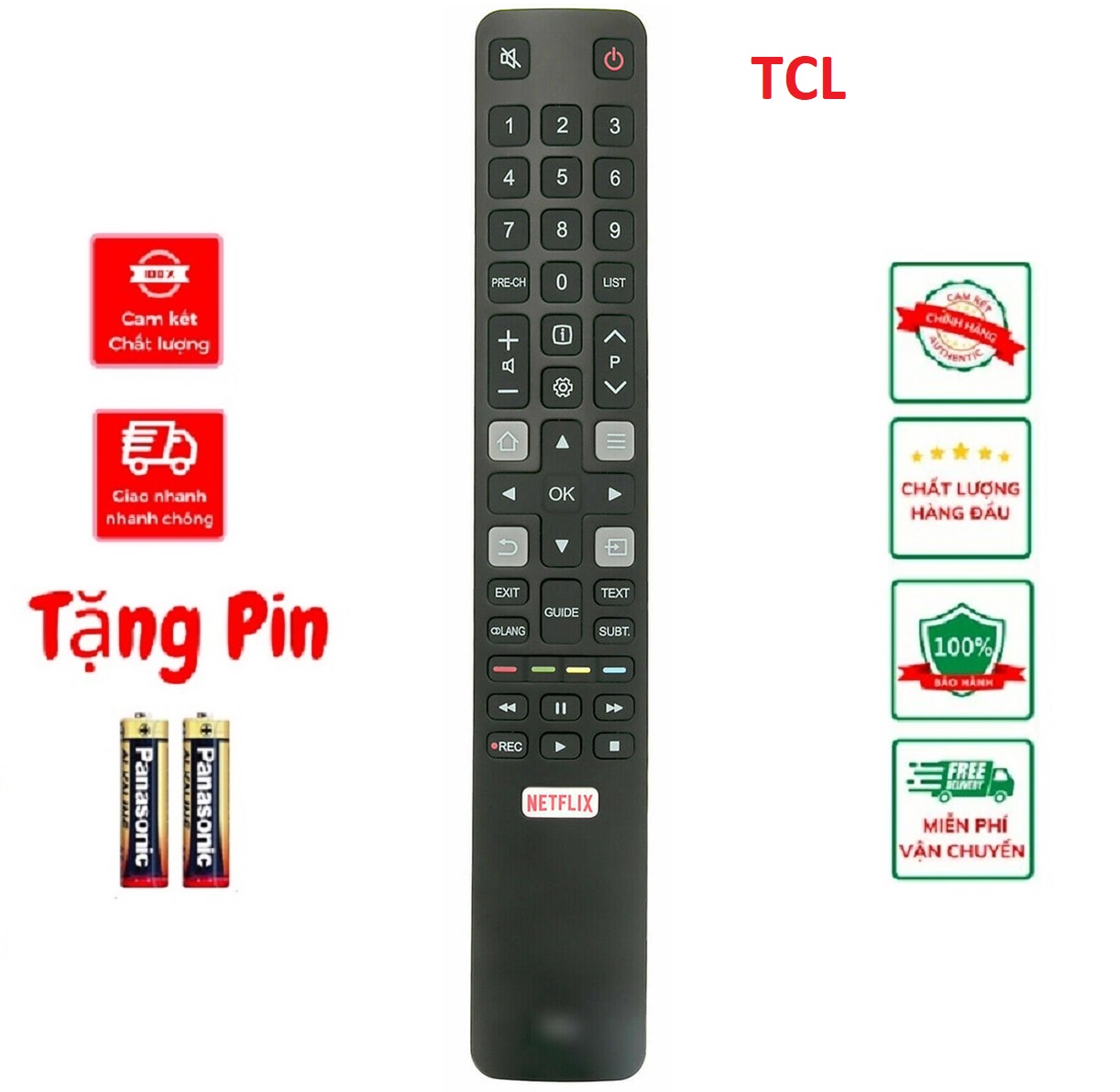 [CHÍNH HÃNG] Điều khiển tivi TCL các dòng CRT/LCD/LED/Smart hàng mới 100%