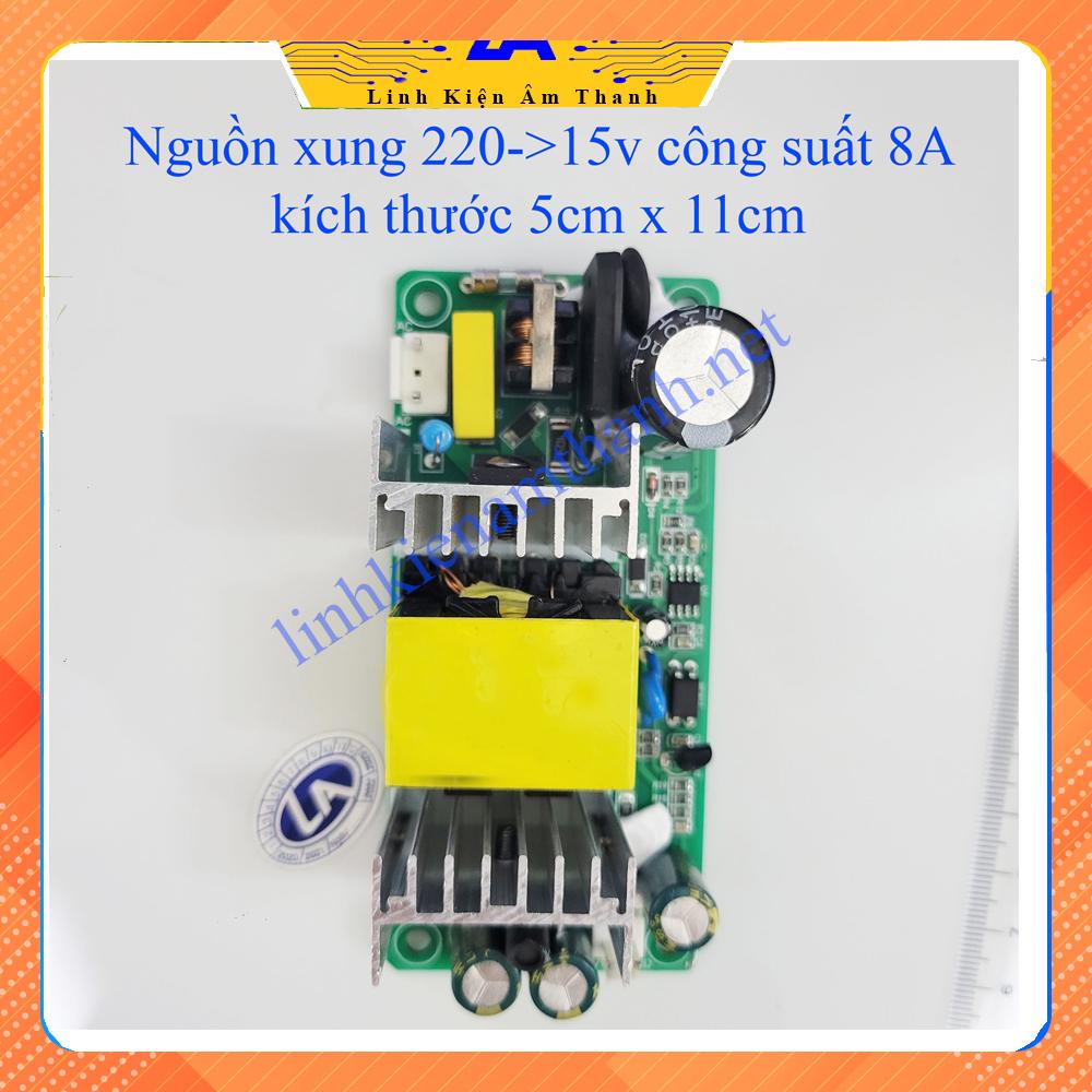 Nguồn loa kéo 15v 8a sạc cho loa kéo