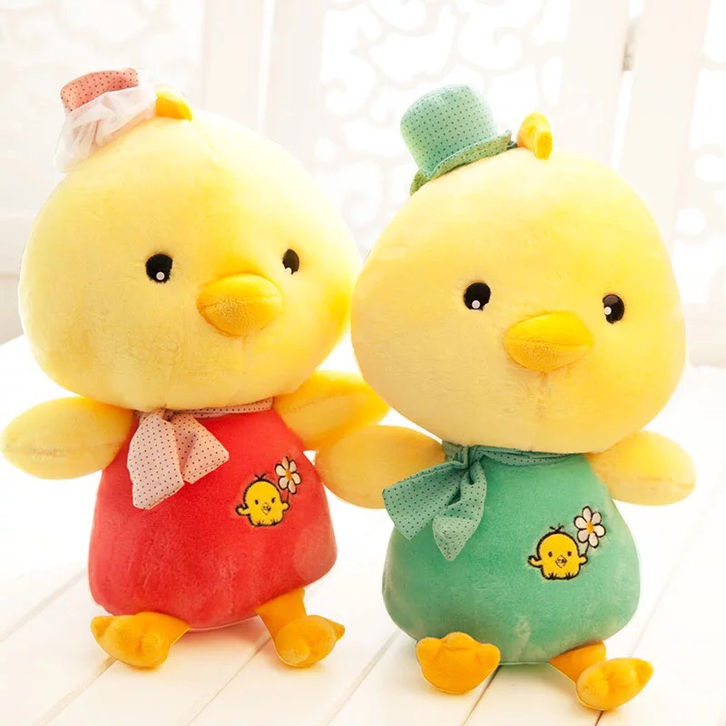Bộ đôi gà con dễ thương nhồi bông - 30cm