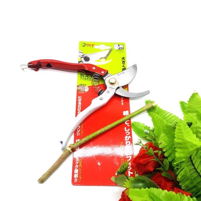 Kéo cắt cành 200mm cán trắng đỏ