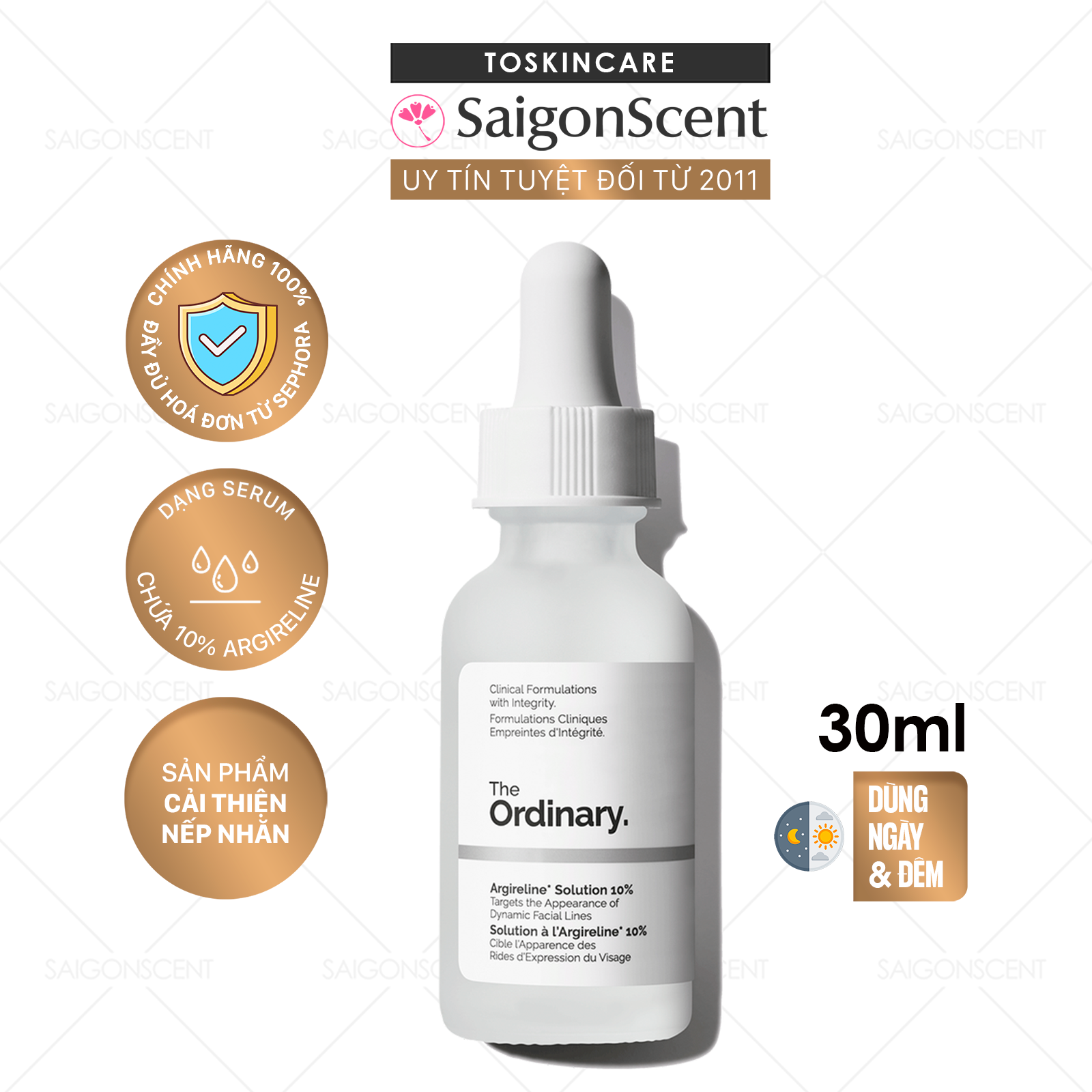 Tinh chất chống lão hoá săn chắc da The Ordinary Argireline Solution 10%