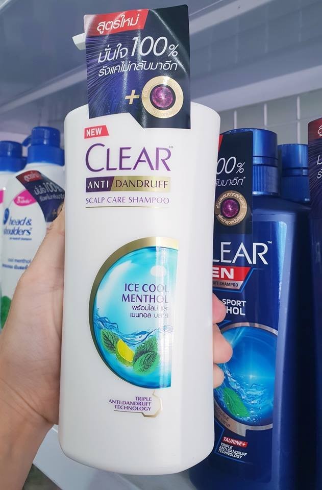 Dầu gội đầu dầu gội đầu dầu gội đầu clear bạc hà