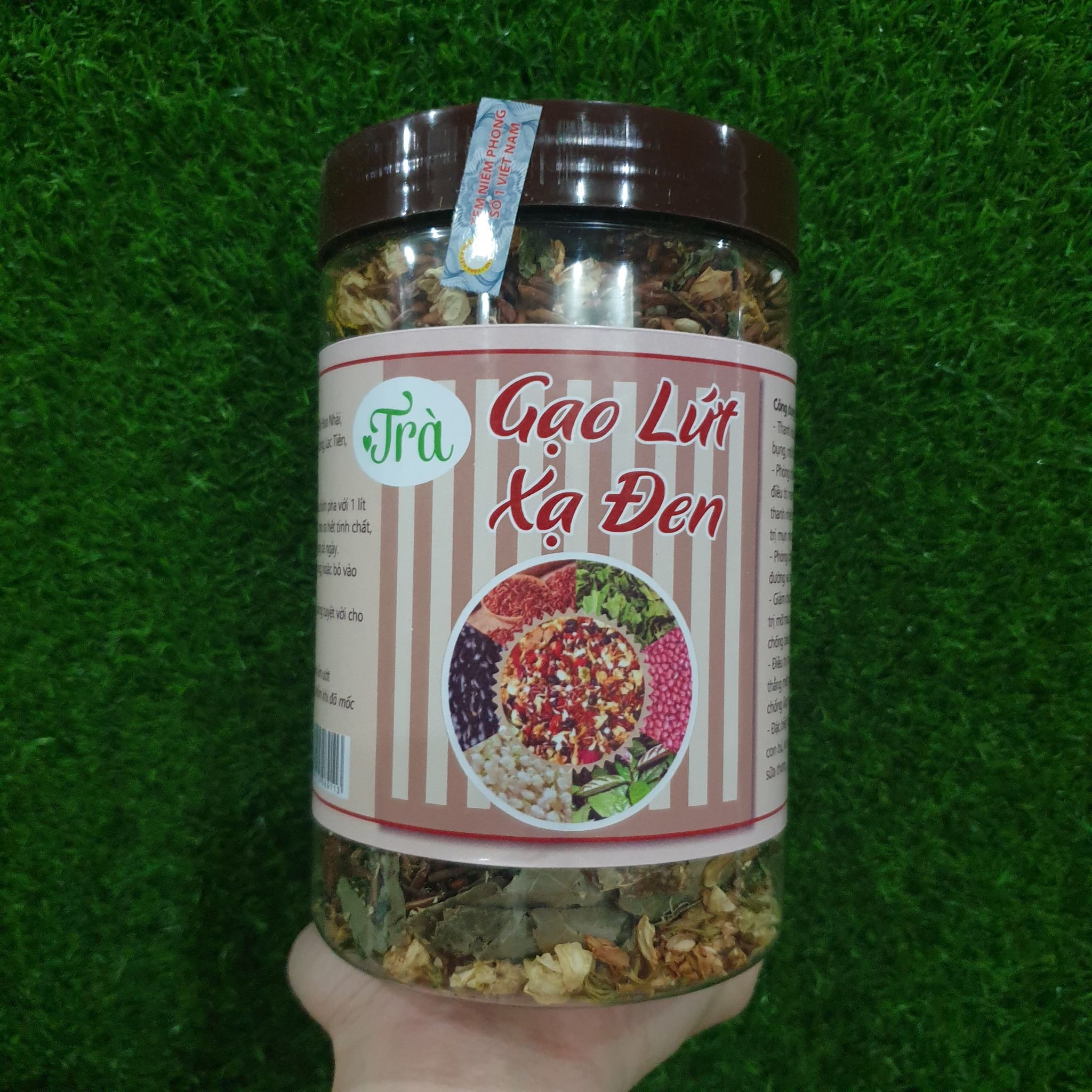 2 Trà Gạo Lứt Xạ Đen mix 8 vị giúp thanh lọc cơ thể, giảm cân và phòng chống ung bướu
