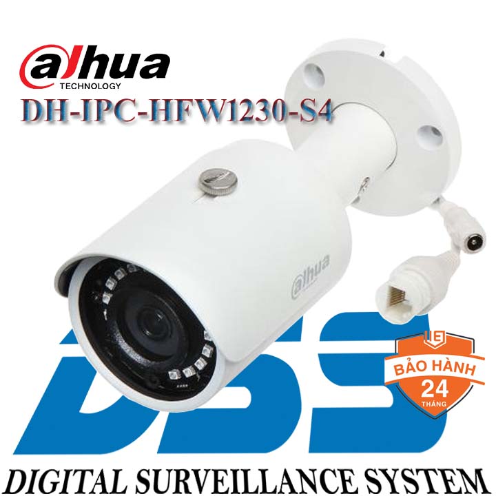 Camera ip poe 2.0mp dahua dh-ipc-hfw1230sp-s4 hàng chính hãng