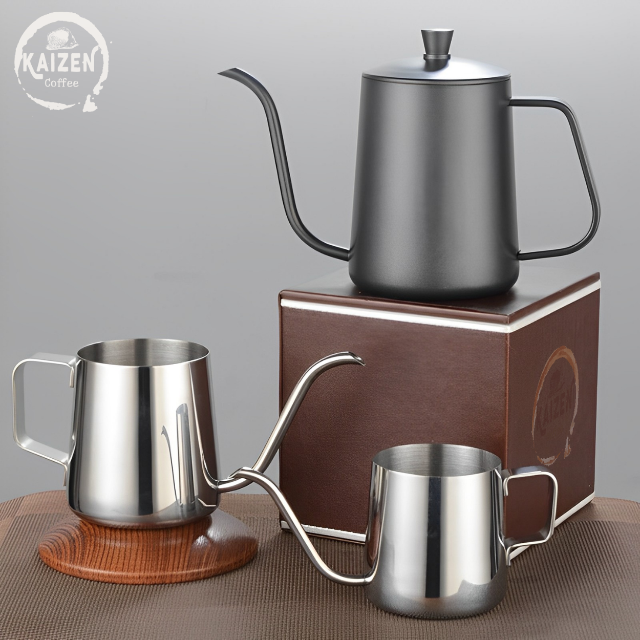 Ấm cỗ ngỗng, ấm rót nước pha cà phê, pha trà - Kaizen Coffee