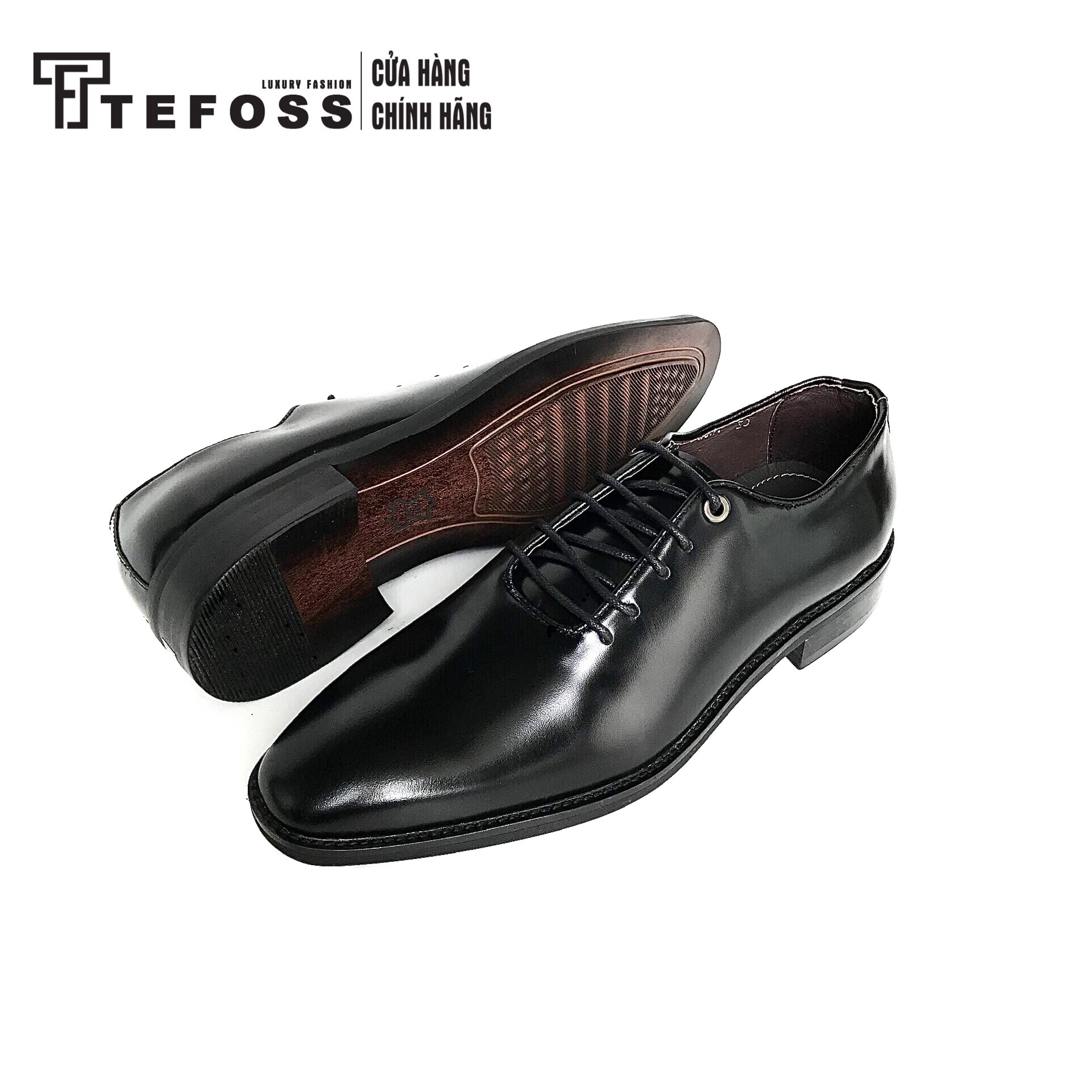 Giày Tây Nam Oxford Tefoss HT003-1 Sang Trọng Và Thời Thượng Size 38-43