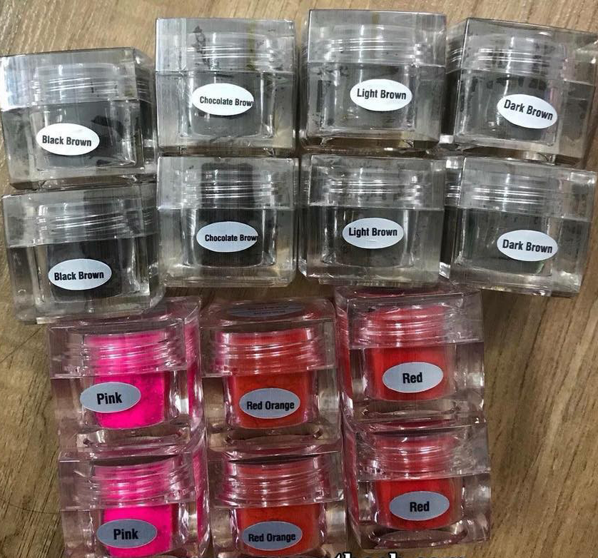 [HCM]Bột tán Galaxi siêu bám phun Môi Mày 10g Hàn Quốc dùng chung với Mực phun xăm khắc