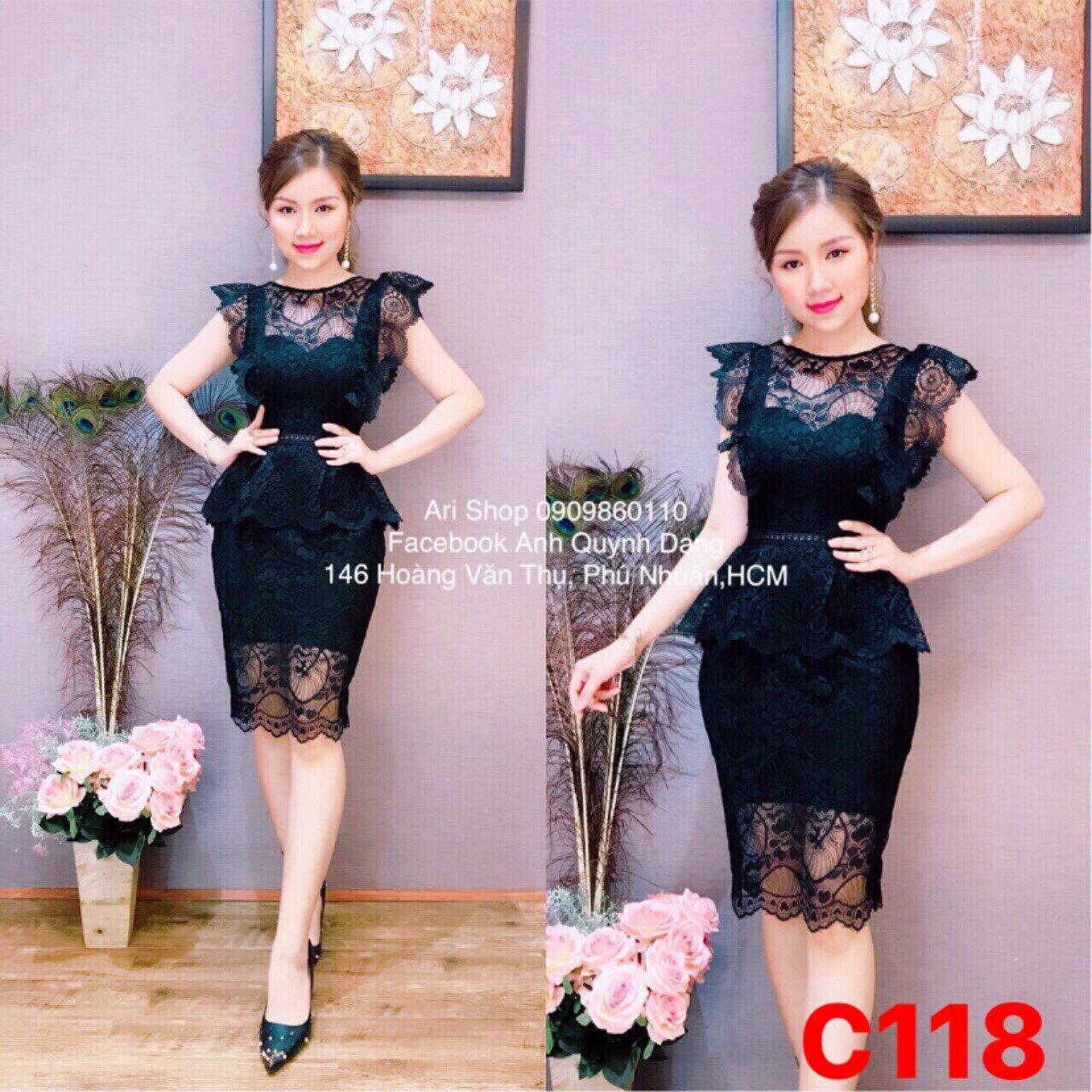Đầm ren body cánh tiên dạ hội cao cấp, hàng Quảng Châu mẫu 2019 TRANG_ANHTH502