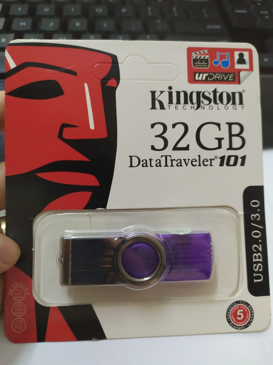 Usb 32gb kington datatraveler 101, tốc độ truyền dữ liệu nhanh- ổn định