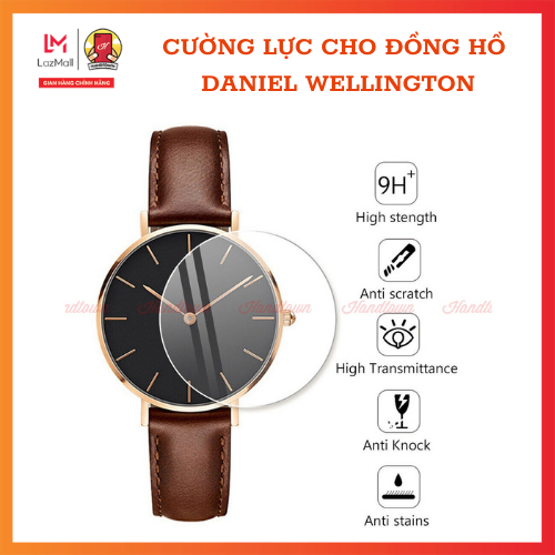Combo 2 miếng Kính cường lực 3D bảo vệ cho đồng hồ Daniel Wellington DW chống trầy xước đường kính 28mm đến 42mm