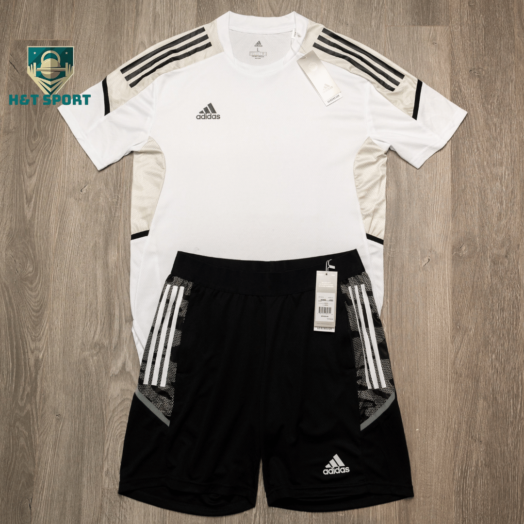 Bộ thể thao nam das condivo 21, có 3 màu đen trắng than, đồ thể thao cao cấp htsport