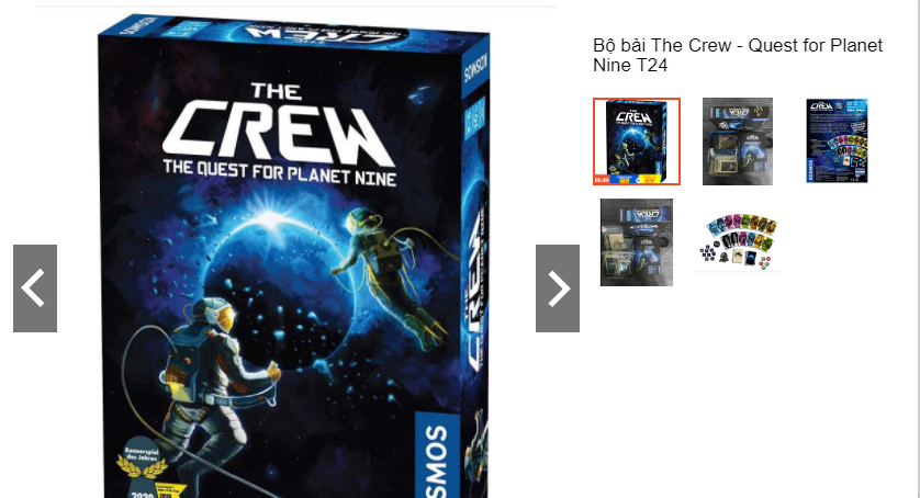Bộ bài the crew - quest for planet nine t24