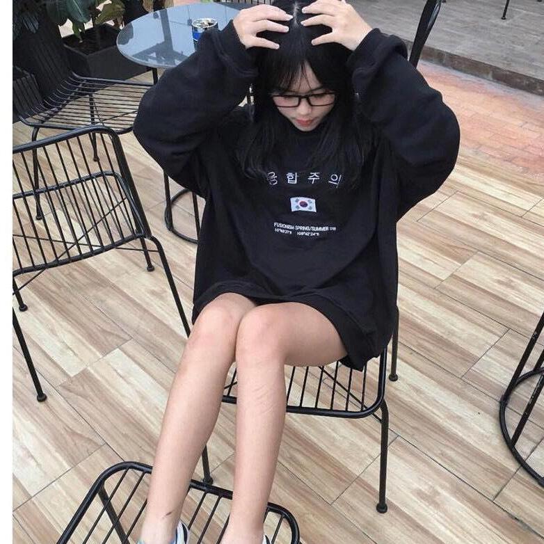 [Dang Thanh Fashion] ÁO HOODIES CHUI ĐẦU CỔ TRÒN NAM NỮ FORM RỘNG VẢI NỈ BÔNG ĐẸP