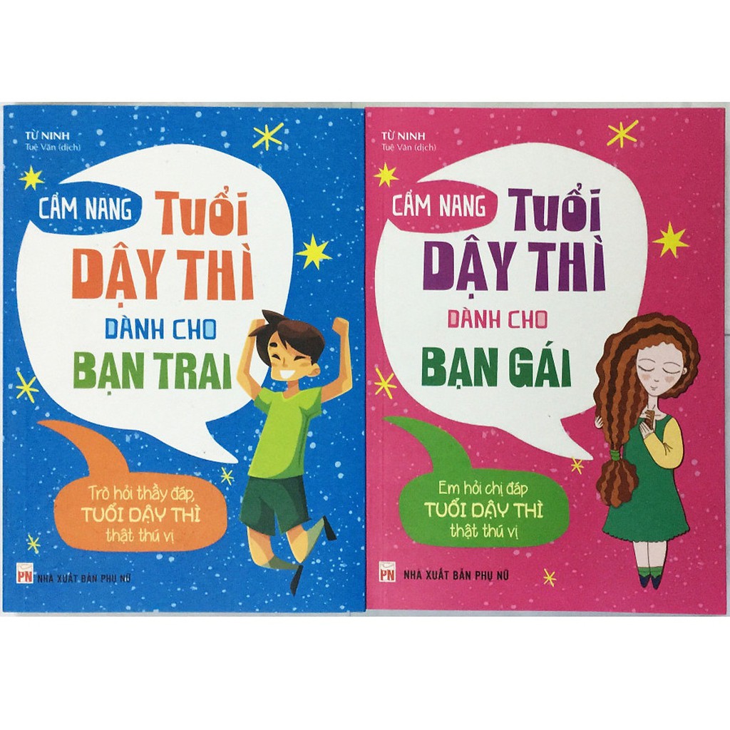 Nguyetlinhbook - cẩm nang tuổi dậy thì dành cho bạn trai và bạn gái.