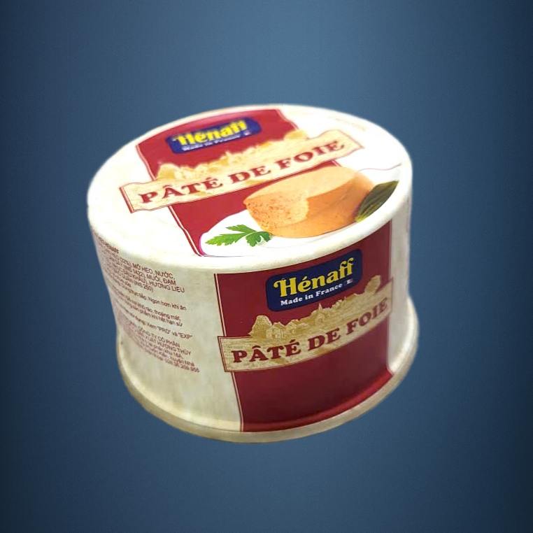 HENAFF - hộp ĐỎ 130g - PA TÊ GAN HEO PHÁP Pâté De Foie