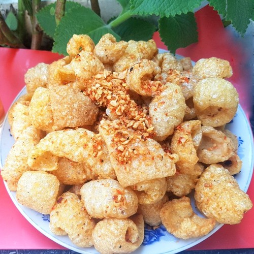 100gram Da heo cháy tỏi loại ngon