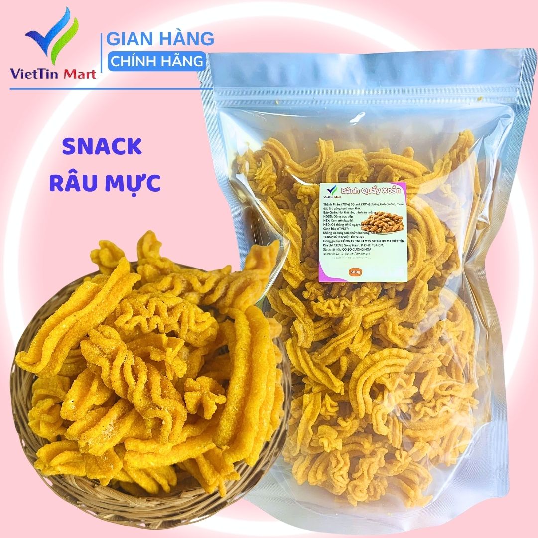 Snack Râu Mực 500g VietTin Mart