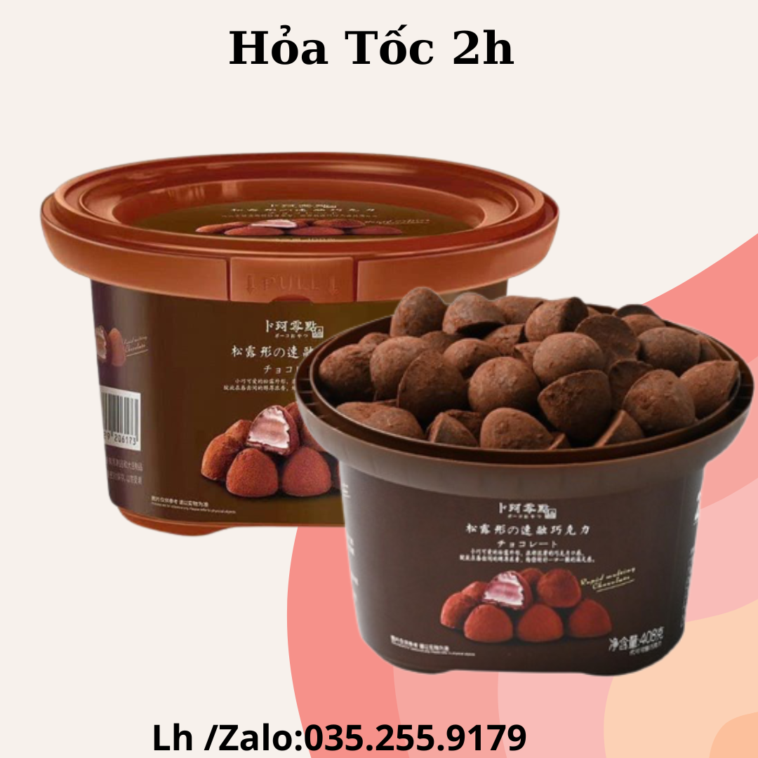 Socola tươi nama truffles - hộp 408g