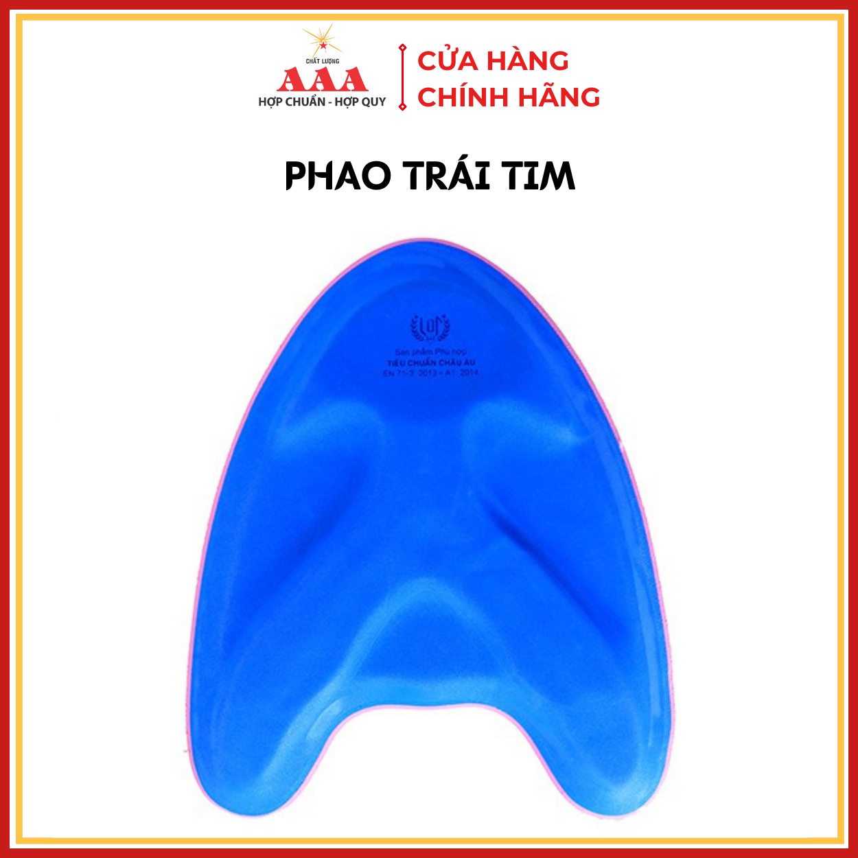 Phao trái tim dành cho người tập bơi