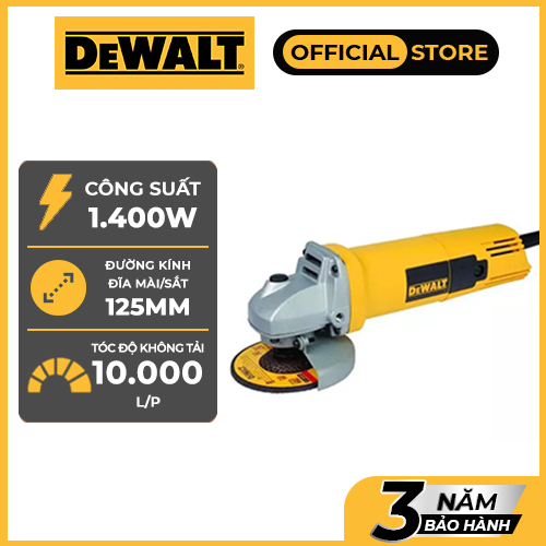 Máy mài cầm tay 125mm-1.400W Dewalt DW830-B1