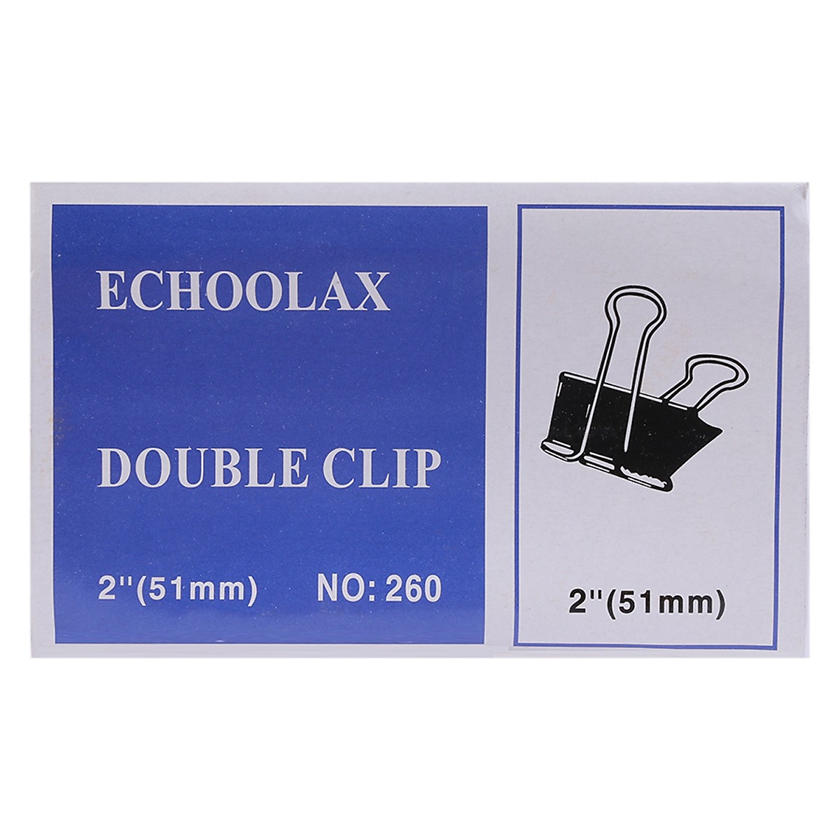 Hộp kẹp bướm echo double clip 51mm