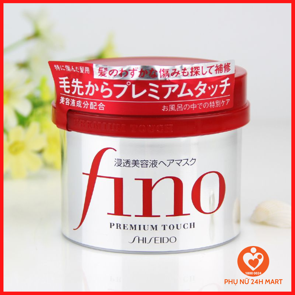Kem ủ tóc fino premium touch shiseido 220g của nhật