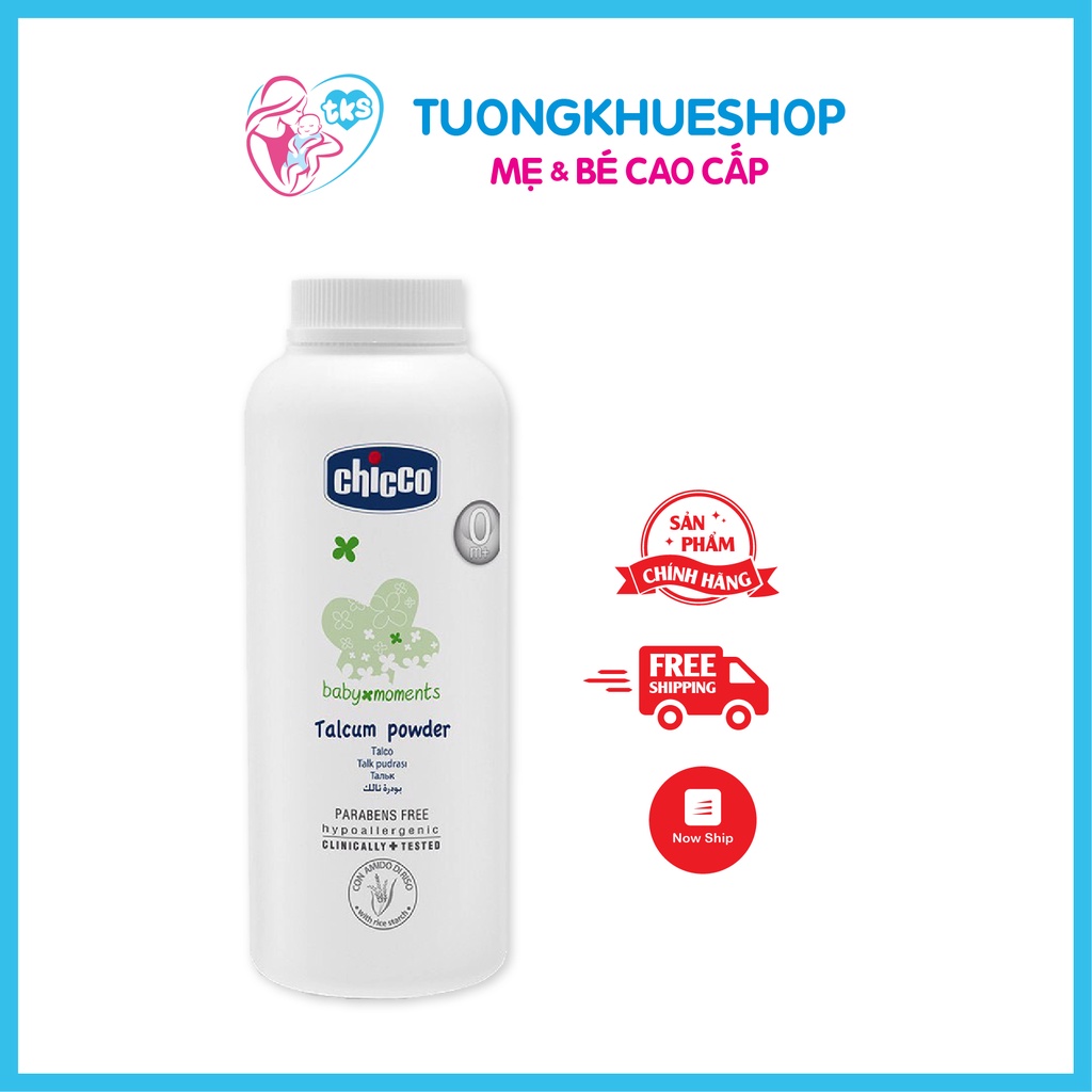 Phấn rôm tinh bột Gạo Chicco cho bé 150g - Italia