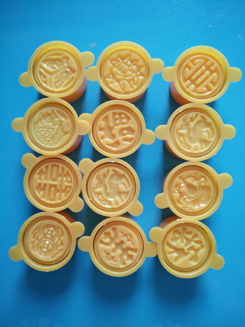 Bô 10 khuôn nhấn bánh in, bánh phục linh 4cm