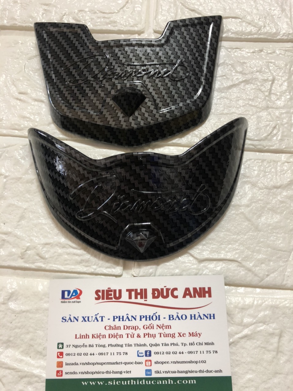 Mỏ dè trước sau Carbon xe SH Mode 2016 đến 2019 và 2020 2021