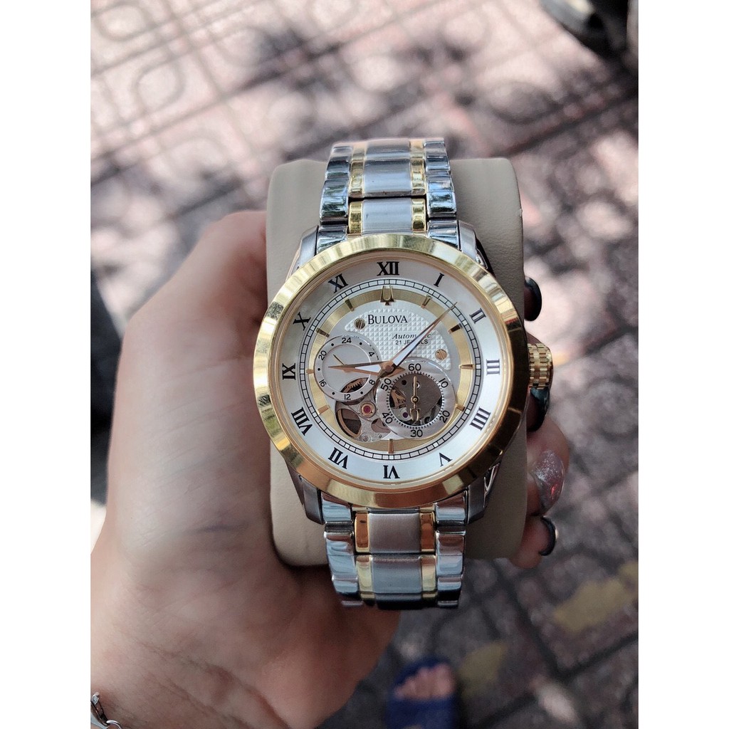 Đồng Hồ Nam BULOVA 96A118 - Dây Kim Loại Demi - 42mm Đồng hồ cao cấp