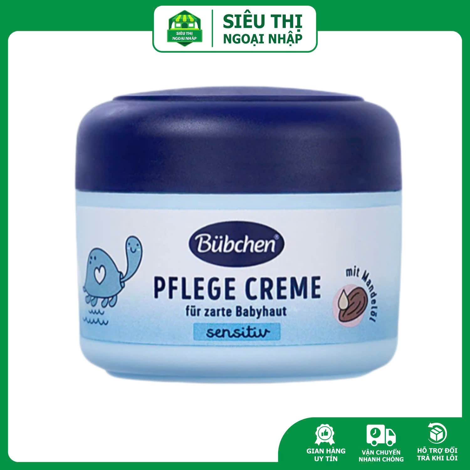 Kem dưỡng da Bubchen Pflege Creme cho bé nội địa Đức