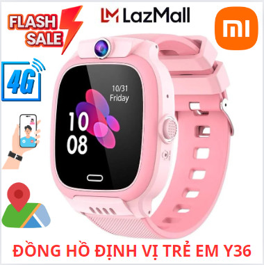 (LazFlash-HCM) DUY NHẤT HÔM NAY LazMall Giảm Sốc 50% Xiaomi (2024) Đồng Hồ Thông Minh Xiaomi Định Vị Trẻ Em Y36 Nghe Gọi Video Call 4G, Định Vị , Chống Nước Ip67 , Sử Dụng Tiếng Việt Gọi Video .BẢO HÀNH CHÍNH HÃNG