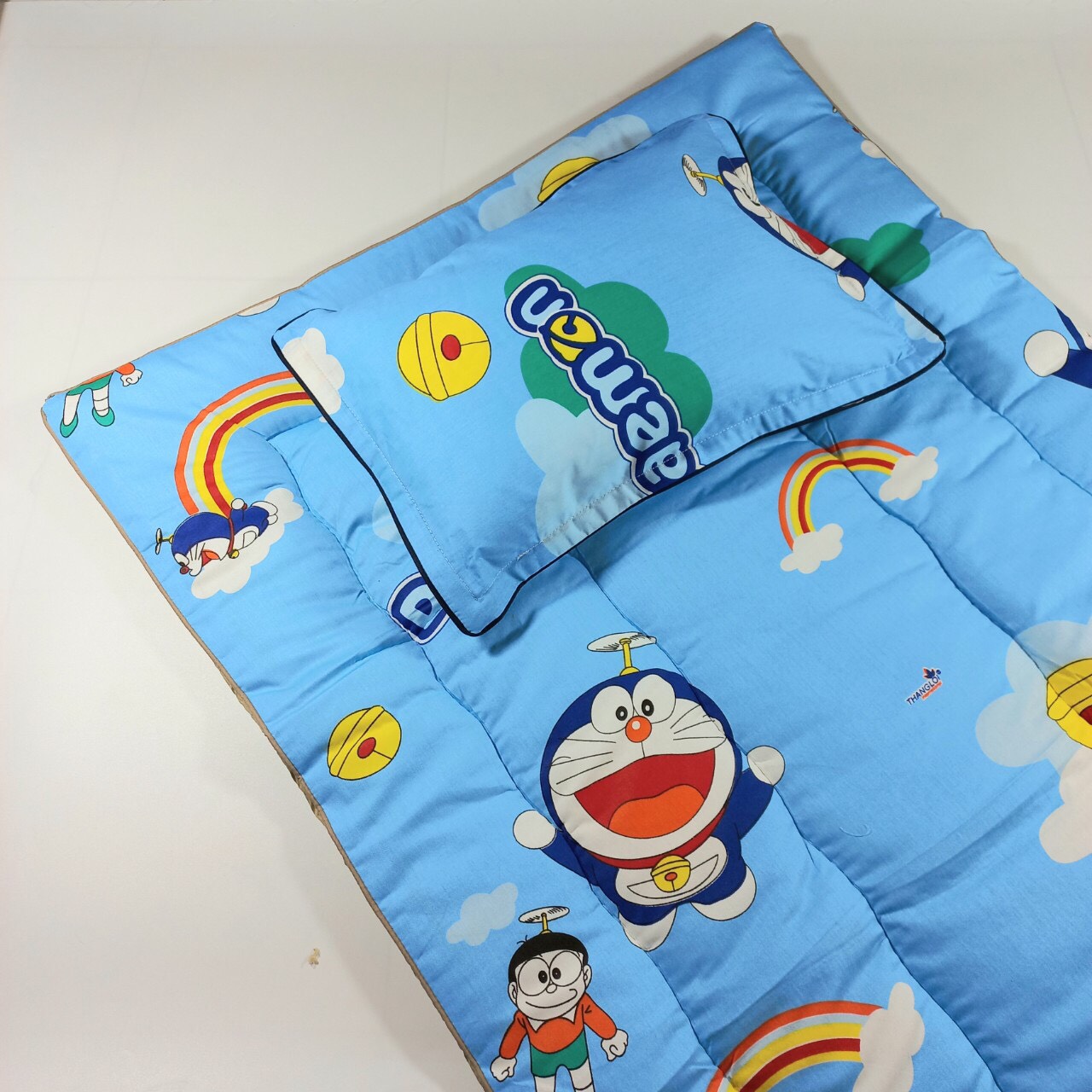 BỘ NỆM GỐI CHO BÉ đi mẫu giáo,đi nhà trẻ. CHÍNH HÃNG KIMHOME CHẤT KARA,COTTON 0 đến 9 tuổi