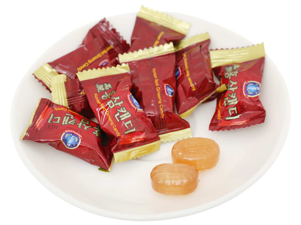 Combo 3 gói kẹo sâm không đường hàn quốc 500g - sugar free red ginseng candy, tăng cường đề kháng, giảm căng thẳng mệt mỏi