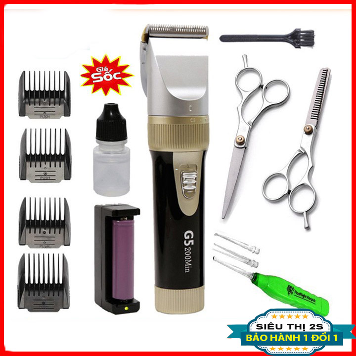Tông đơ cắt tóc 4 cữ lược g5
