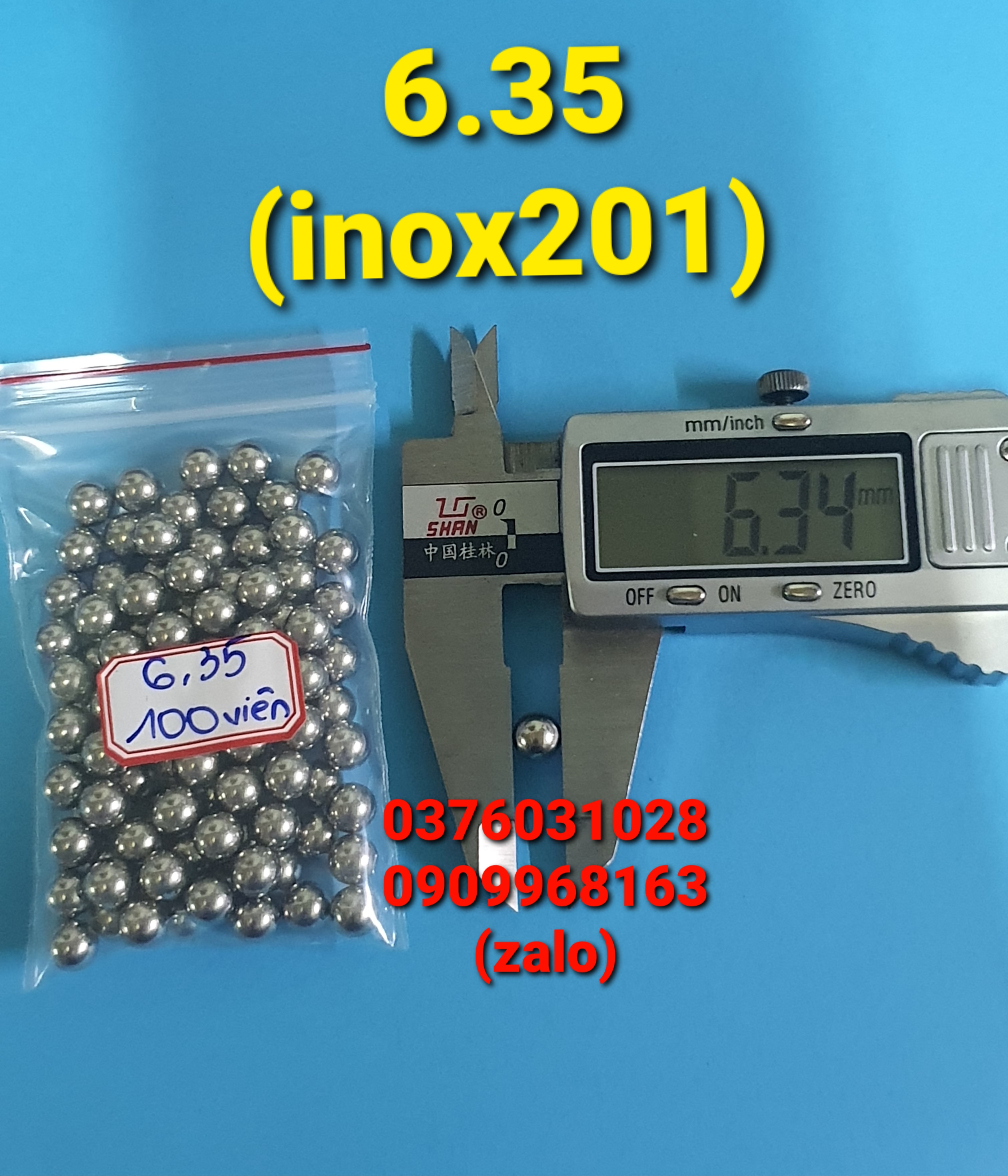 Bi inox 6.35