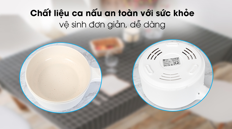 Ca nấu đa năng mini Mishio MK-271 1.5 lít