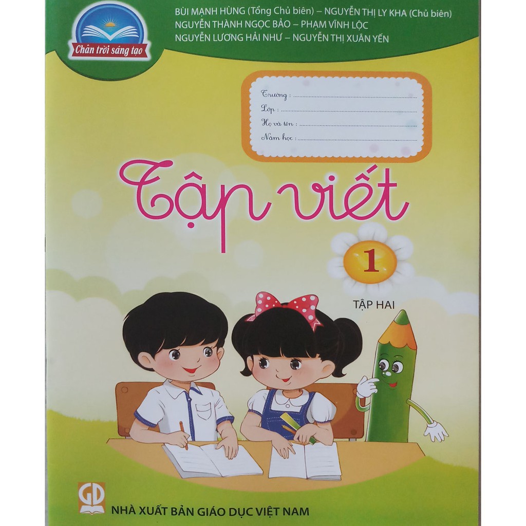 Sách - Tập viết 1 - tập hai (thuộc bộ sách Chân trời sáng tạo)