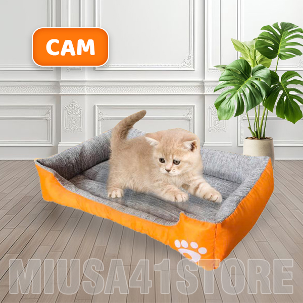 (Paw Mattress) Multi-Colored Pet Warm Mattress for Pets from 2Kg-35Kg - Mattress for Dogs and Cats with Bell - 5
